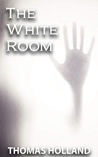 The White Room story cover, gray hand on white background. Title text and author.